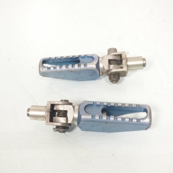 Paire De Repose-pieds Avant Pour Kawasaki ZX12R ZX-12R (2002-2006) - Or Et Bleu - Longueur 9cm - Neuf