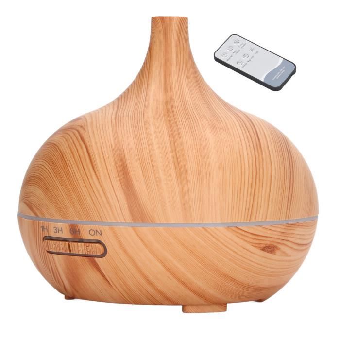 Diffuseur d'huiles essentielles & humidificateur - Bois