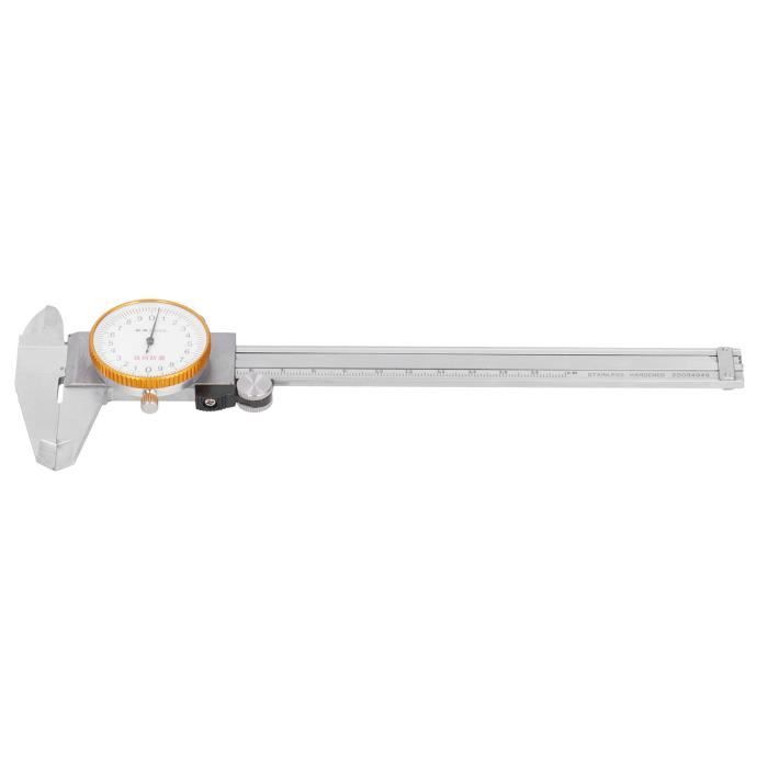 Pied à Coulisse à Cadran Plastique 0-150 Mm | Précision 0,1 Mm | Outil De Mesure Professionnel Pour Bricolage, Modélisme