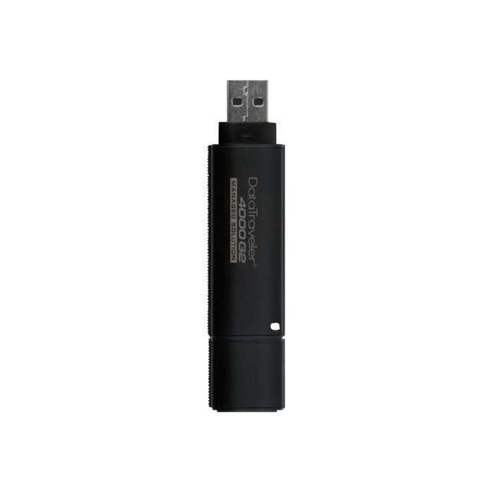 Clé USB KINGSTON DataTraveler 4000 G2 - 32 Go - USB 3.0 - 256-bit AES
