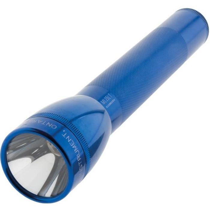 lampe torche maglite led ml25lt 3 piles type c 21,8 cm - bleu bleu