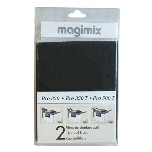 FILTRE CHARBON X 2 - MAGIMIX - 17027 - Compatible avec plusieurs modèles - Blister inclus - Petit électroménager