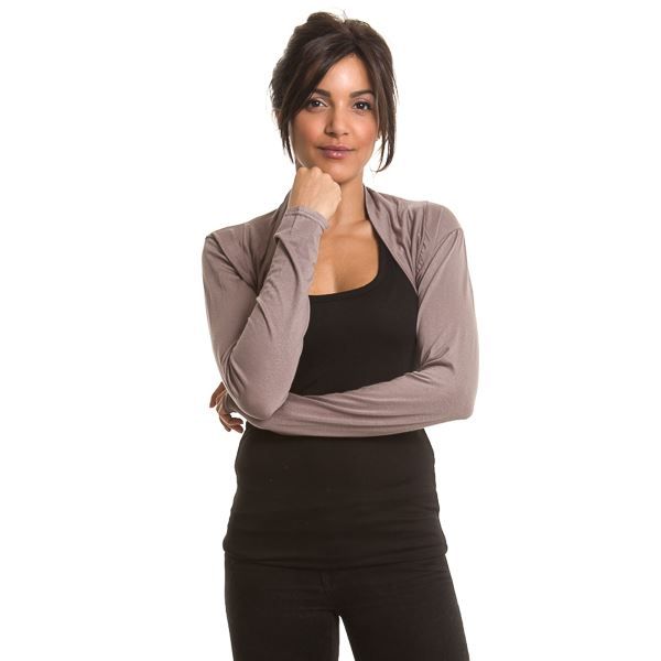 Blouse Femme à Manches Longues Style Boléro - Mannequin 178 Cm Porte Du S - 9