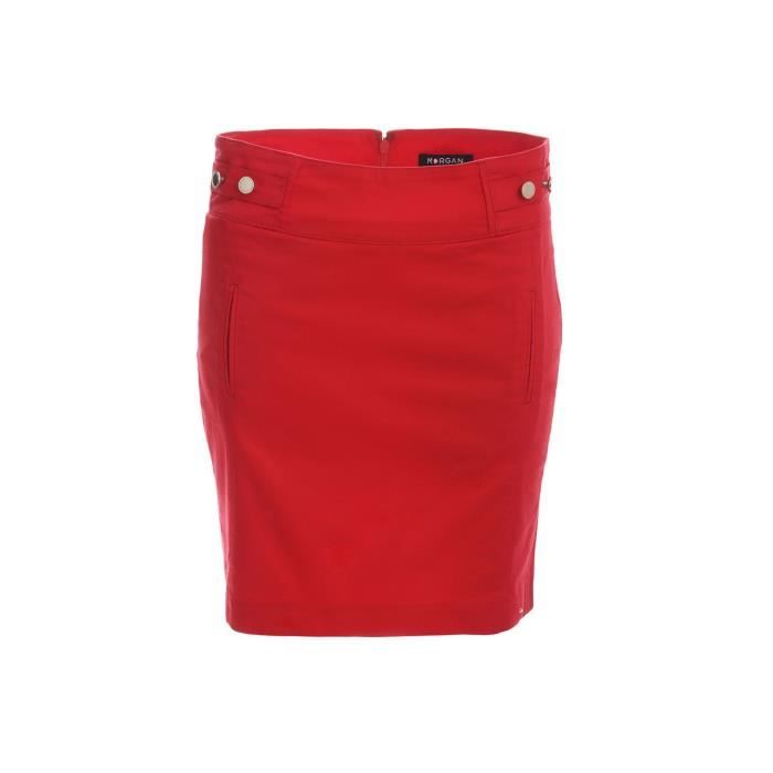 Jupe Droite Rouge Rouge Achat Vente Jupe Cdiscount