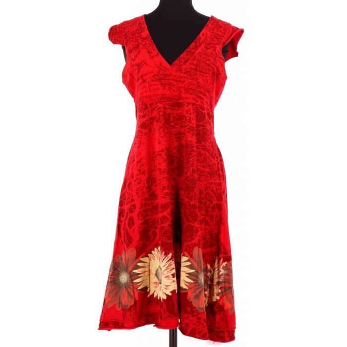 robe desigual rouge