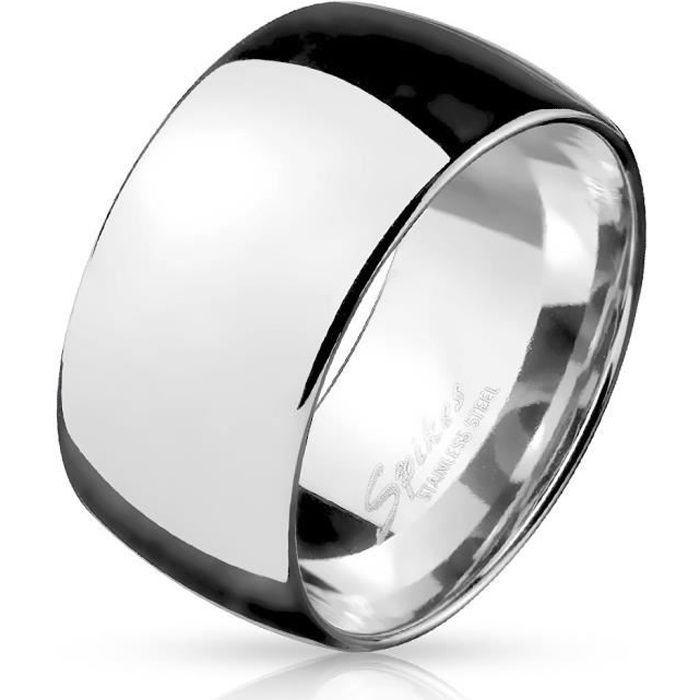 Paula & FRITZ® Bague En Acier Inoxydable Acier Chirurgical 316L Avec