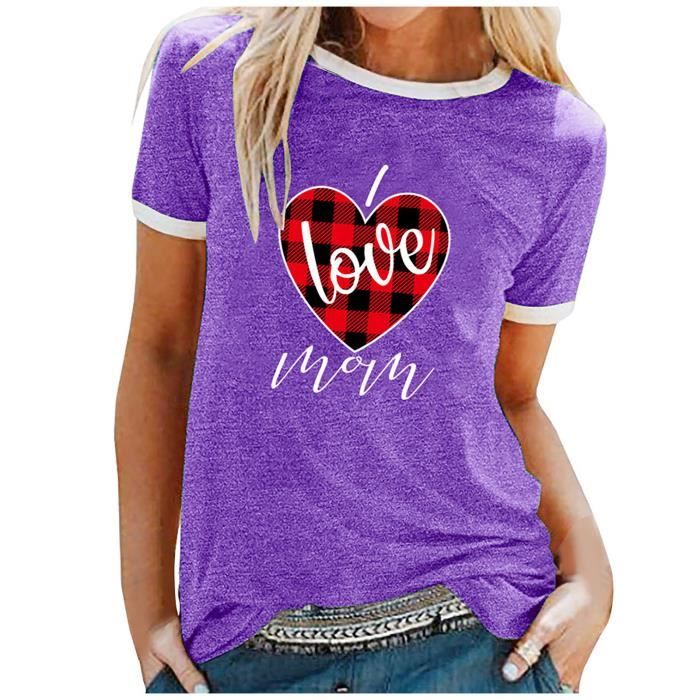 heekpek Tee Shirt Femme Grande Taille T-Shirts À Manches Courtes Cotton Été Chic T Shirt Col V Tee Shirt Oversize Lâches Hauts, Bleu Marine, L