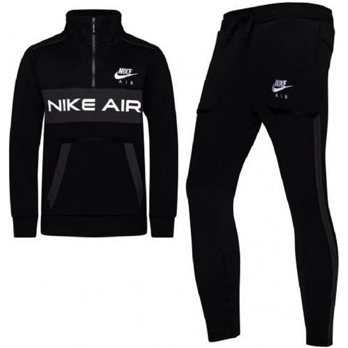 Jogging Nike Swoosh Noir Homme - Multisport - Manches longues - Respirant -  Dri-Fit Noir - Cdiscount Prêt-à-Porter