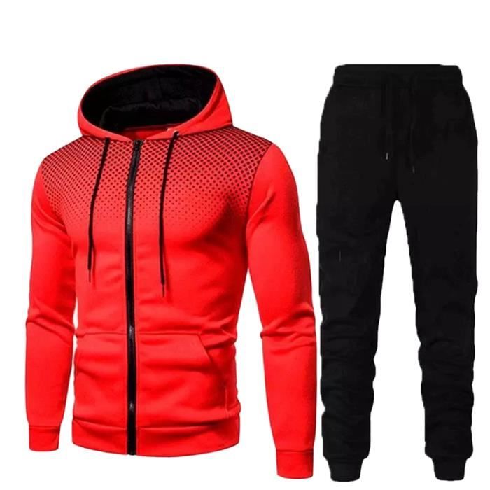 Survêtement 2 Pièces Homme Seiveini - Sweat Et Pantalon Sport - Hiver - Style Streetwear