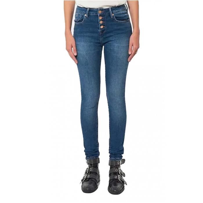 Jean Femme Kaporal Rico Taille 37 En Bleu - Occasion En Très Bon état, 100% Coton