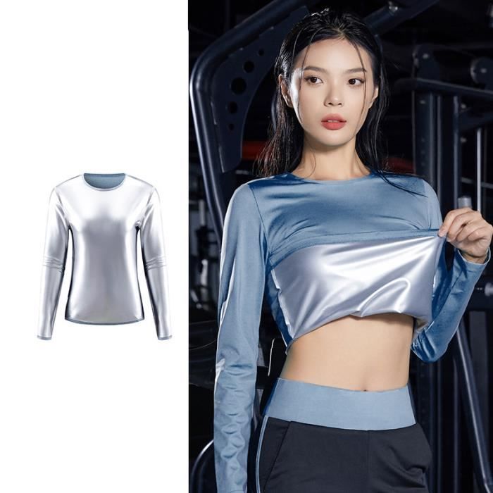 Combinaison Sauna Femme LAZAWG - Vêtement Sudation Fitness | Brûleur De Calories Et Détente