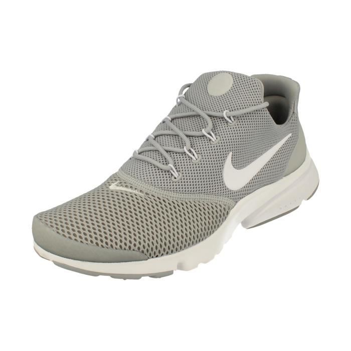 chaussures de running nike presto fly pour garçon - gris