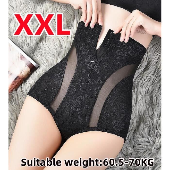 Culotte Sculptante Taille Haute Femme - Noir - Effet Push Up Et Remonte