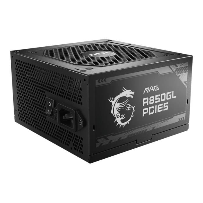 Alimentation - MSI - MAG A850GL PCIE5 - 850W - 80PLUS Gold - 100% modulaire