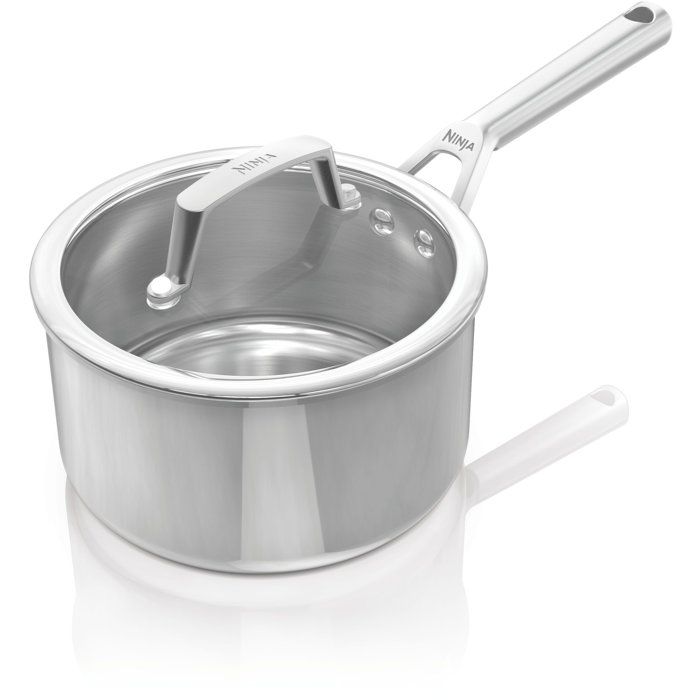Ninja Casserole en acier inoxydable EverClad de 18 cm avec couvercle | C90218EUI | par SharkNinja