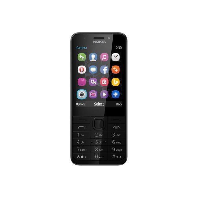 Téléphone mobile - NOKIA - 230 Dual SIM - Gris - 2,8 pouces - 2 MP