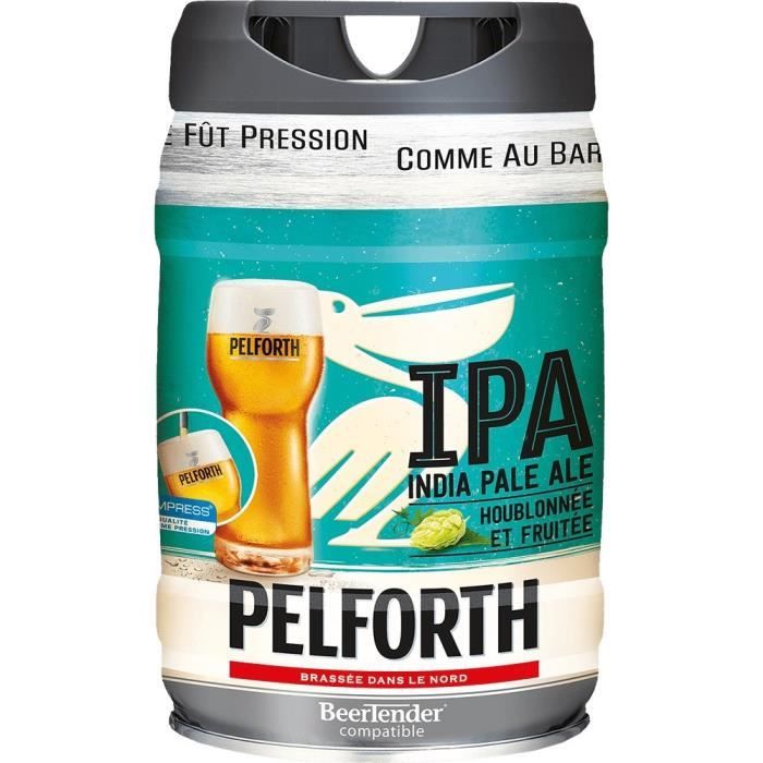 Pelforth Ipa Biere Blonde Fut 5l Compatible Beertender Achat Vente Biere Pelforth Ipa Fut 5l Cdiscount