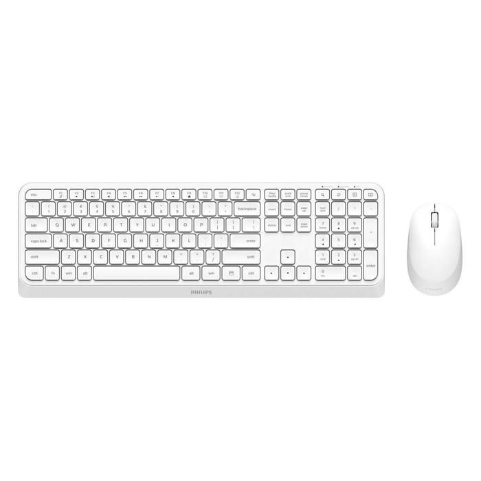 Clavier et sans fil Philips USB COMBO SPT6307W34 Multimédia Silencieux