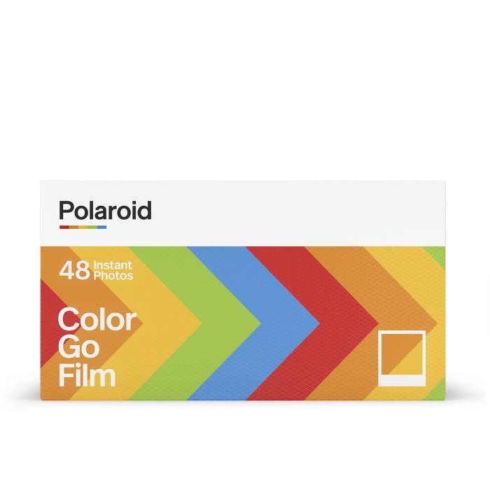 Pack de 48 films instantanés couleur Polaroid Go - cadre blanc