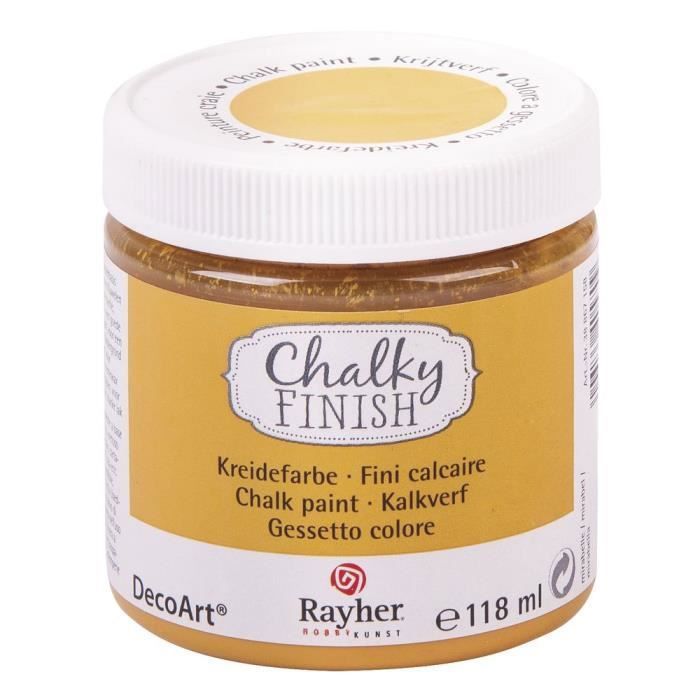 Peinture craie (Chalky Finish) - mirabelle - 118 ml - Rayher Orange