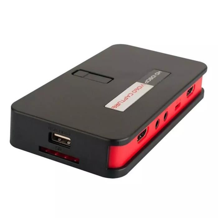 Carte De Capture Vidéo HDMI USB 4K/1080p 60FPS – Compatible PS4, DSLR, Appareil Photo, Streaming, Enregistrement Sans Latence