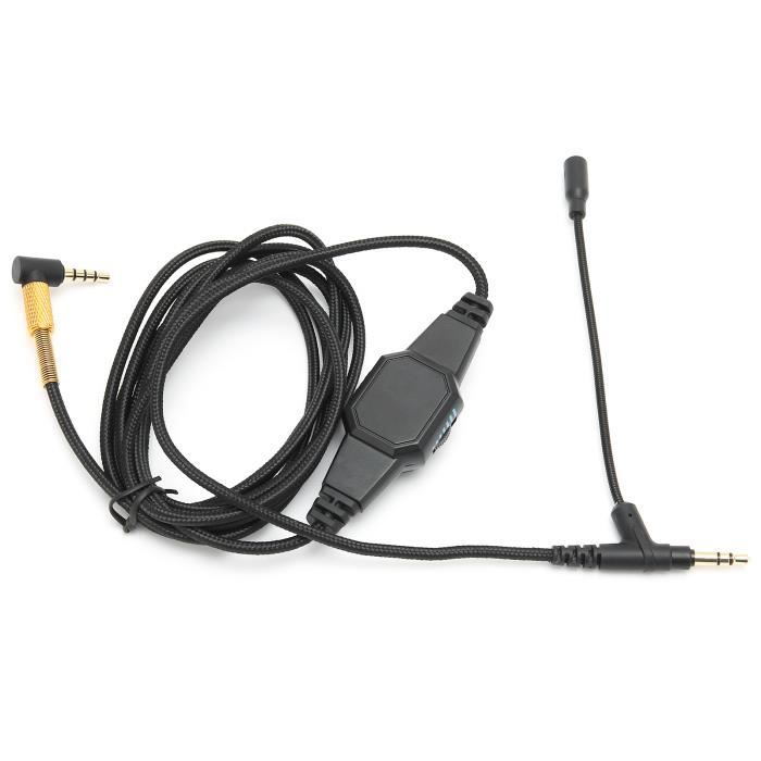 Perch Audio SALALIS Câble perche Câble Boom 3.5mm, cordon Audio pour casque avec ...