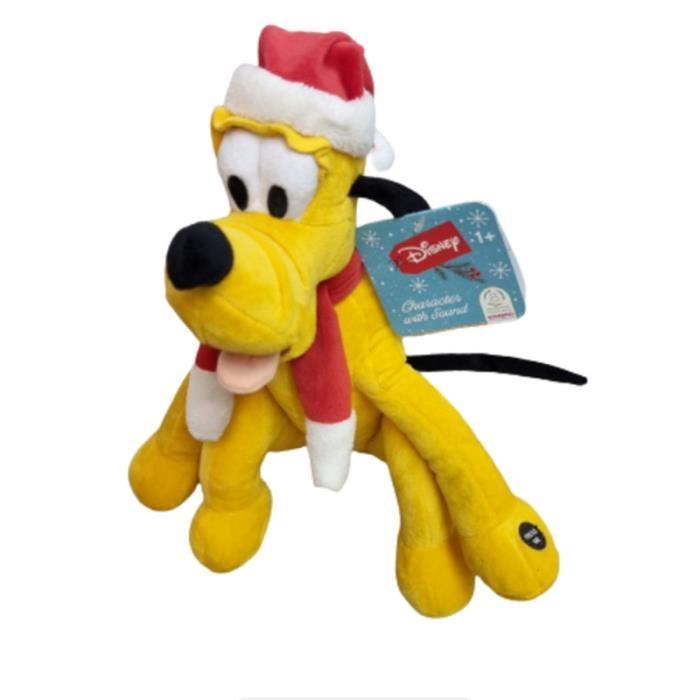 Peluche Disney Noel Pluto 28cm avec son - Cdiscount Jeux - Jouets