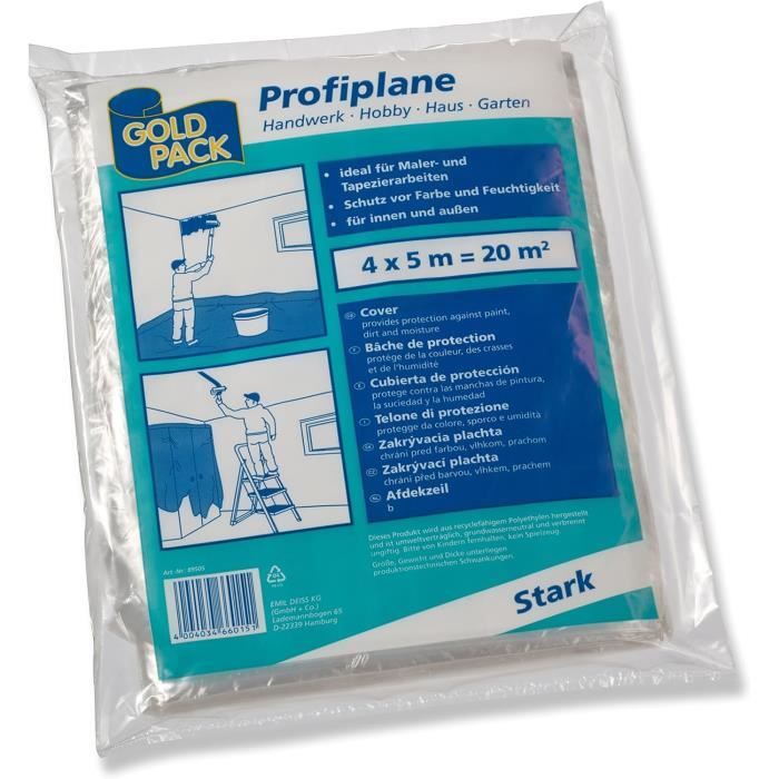 Bâche De Bassin Noire 3x3 M – Polyéthylène Haute Densité 0,2 Mm – Imperméable Et Résistante – Pour étang, Fontaine, Jardin