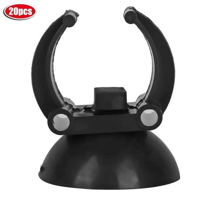 Comparer les prix de Shipenophy Clips de chauffage pour aquarium en PVC, maintien de la ligne d' avec ventouse, solide et