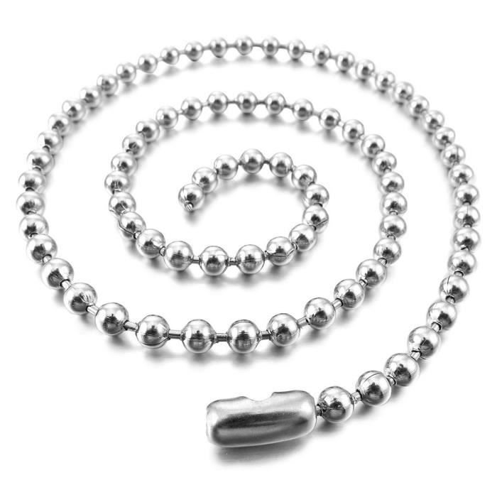 collier homme boule argent collier homme boule argent