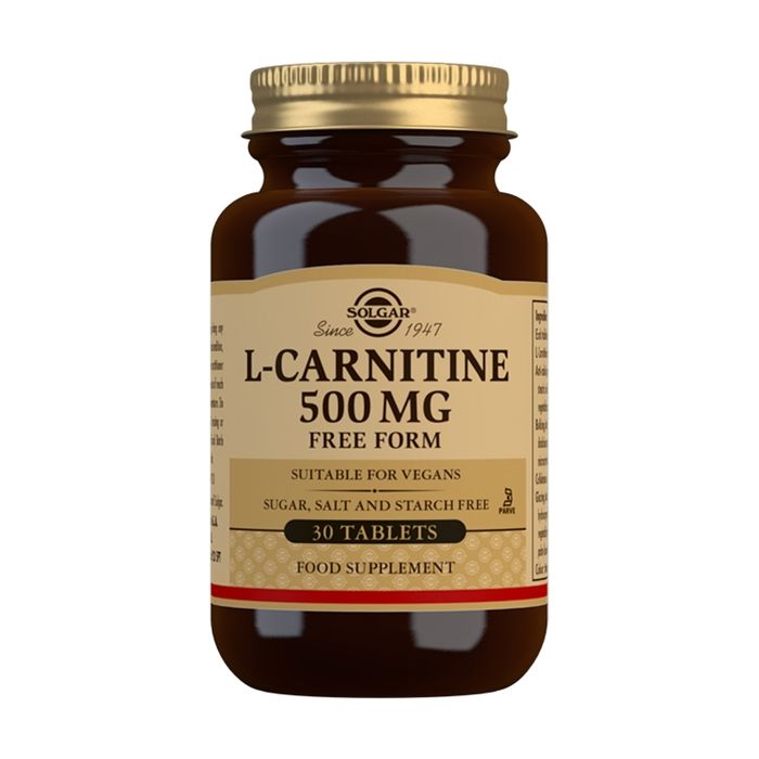 Solgar L-Carnitine 500 mg 30 Comprimés - Cdiscount Santé