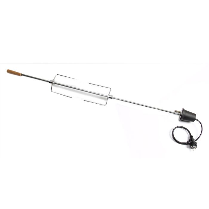 Rôtissoire Barbecue Lisboa Happy Garden - Tournebroche Électrique - 132x55x98cm - Acier Galvanisé