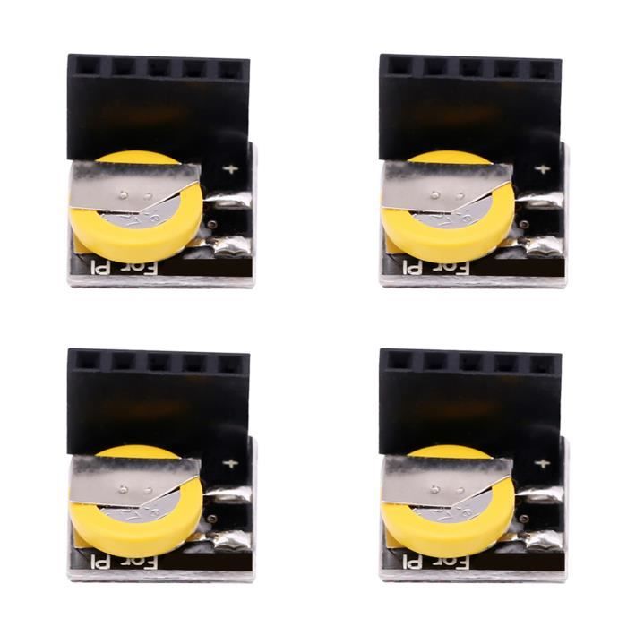 4 modules d'horloge en temps réel RTC pour Arduino 3.3 V/5 V offrent ...