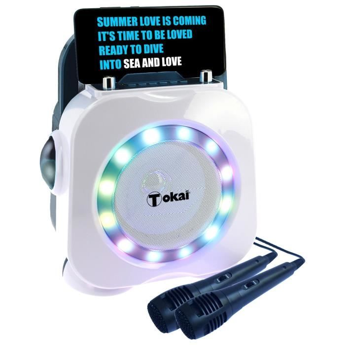 Enceinte multimédia KARAOKÉ LED 100w - 2 micros inclus