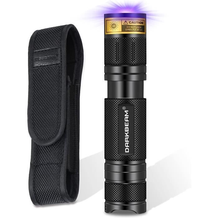 Torcia UV A LED 365/395nm Mini Torcia Ultravioletta Portatile Impermeabile Zoomabile Luce Viola Rilevatore Di Urina Di Animali Domestici Lampada UV - Foto 2