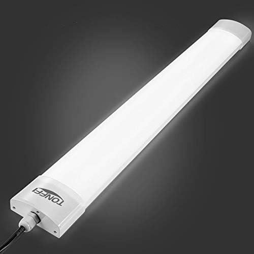 Réglette LED Lampe LED pour locaux humides Blanc neutre Atelier Plafonnier  Garage 120cm 36W