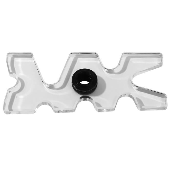 Support De Queue De Billard – Acrylique Transparent – 7 Positions – Portable – Protection œillet En Caoutchouc