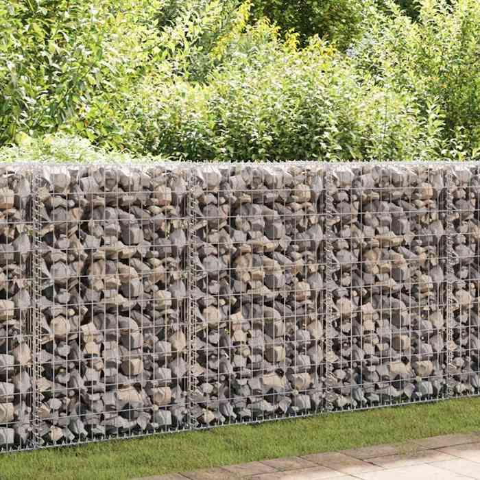 vidaXL Panier de Gabion Acier 100x50x100 cm Clôture Murale de Jardin Bordure 142550