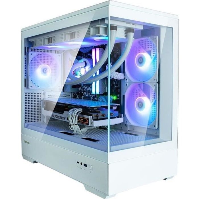 Boitier PC sans alimentation - ZALMAN P30 (Blanc) - Moyen tour - Format M-ATX