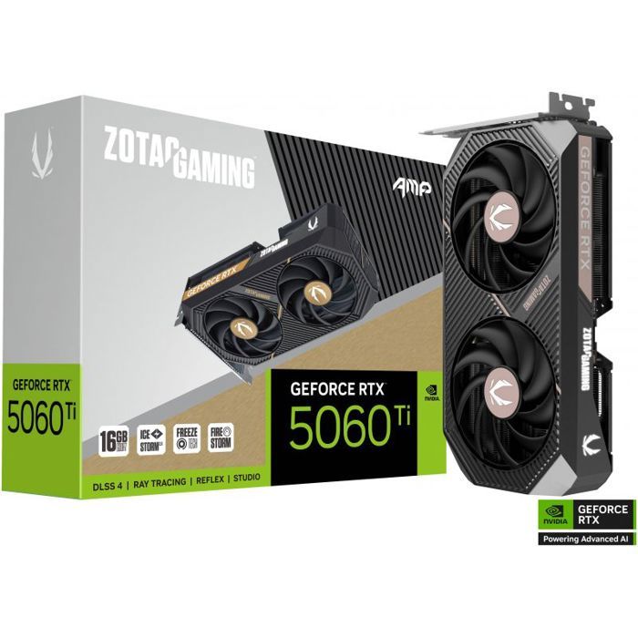 Carte Graphique Zotac GeForce RTX 5060 Ti AMP – 8 Go GDDR7, 128 bit, PCIe 5.0 - vue 8