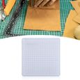 FIHERO 3 pièces tapis de coupe translucide antidérapant planche à découper collection outil fait à la main pour autocollant(10 x 10-1