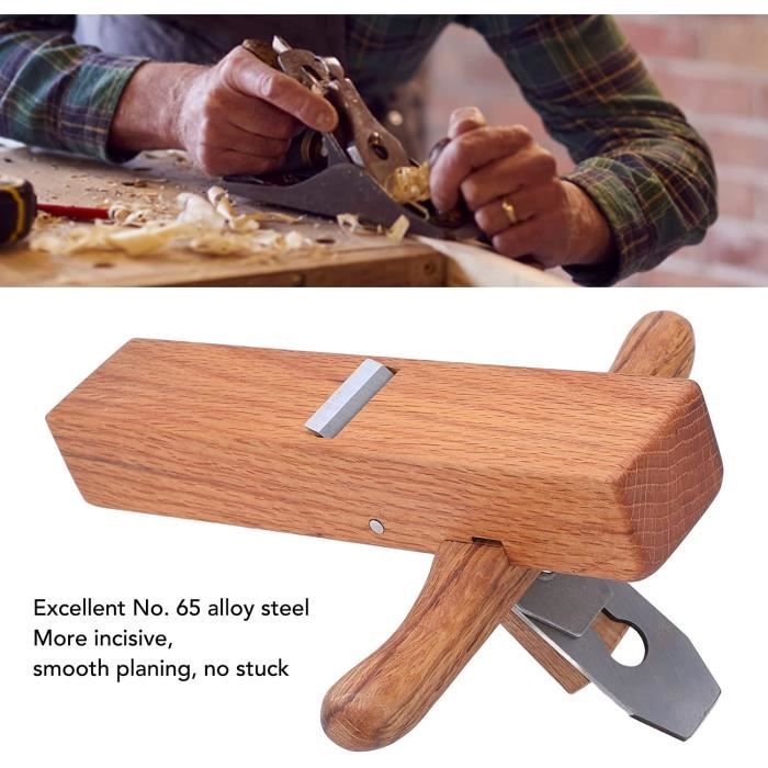 Rabot à main pour le travail du bois, outil à main de rabot à bois non  collé de 280 mm pour lisser la surface de la porte pour[292] - Cdiscount  Bricolage