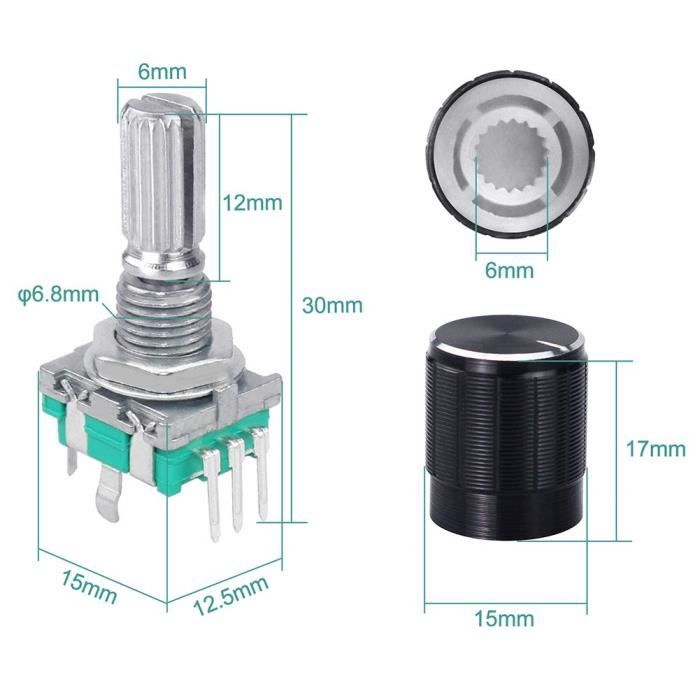 Encodeur Rotatif KY-040 - Lot De 3 Pièces