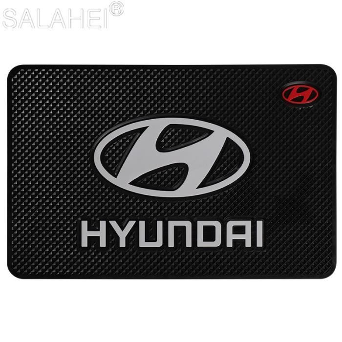 Tapis voiture,Tapis de tableau de bord antidérapant de voiture,décoration  pour Hyundai ix35 i20 i30 i40,Solaris - Type For Hyundai - Cdiscount Auto