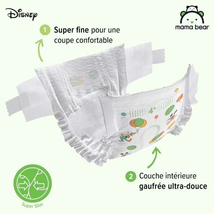 Couches Bébé Taille 2 Bumbyy 48 Pièces - Ultra Absorbantes Douces Pour Peau Sensible 4-8kg