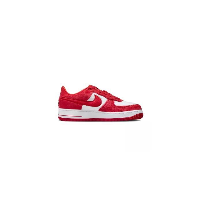 NIKE AIR FORCE 1 GS Mixte Red Cdiscount Chaussures