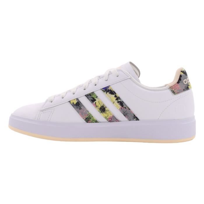 Adidas grand court clearance femme blanche