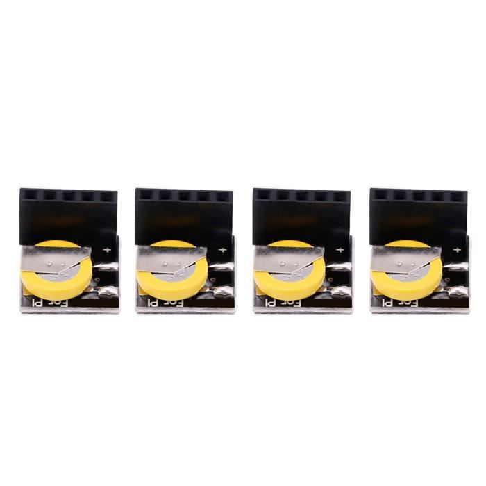 4 modules d'horloge en temps réel RTC pour Arduino 3.3 V/5 V offrent ...