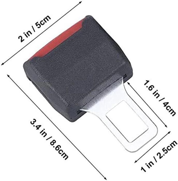 Lot De 4 Clips Ajusteurs De Ceinture De Sécurité Voiture - Cuir PU, Pour Plus De Confort épaule/cou