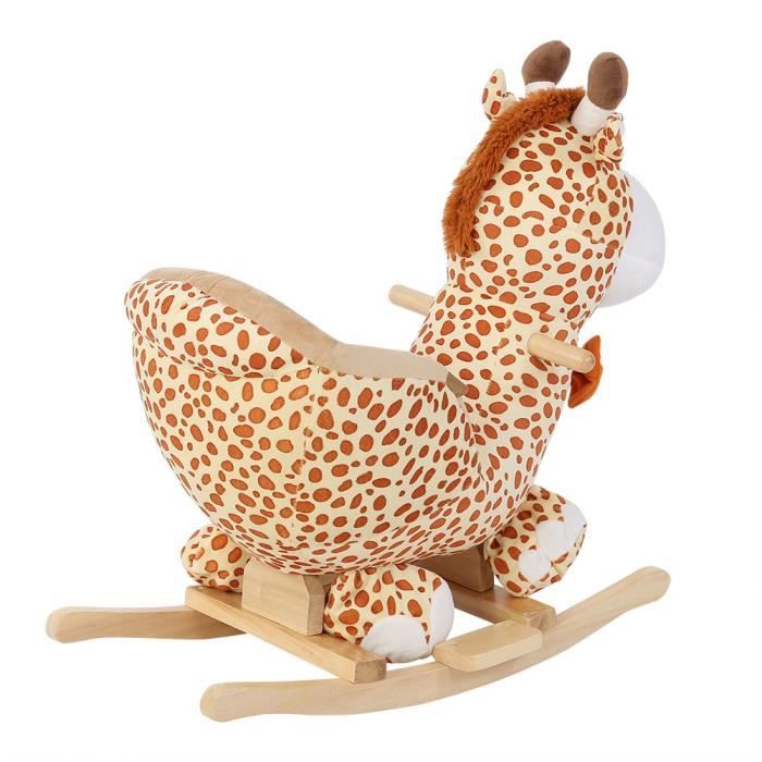 Cerf a best sale bascule en bois